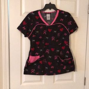 Heart and soul scrub top